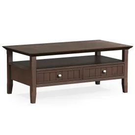 Acadian - Coffee Table With Drawer - Brown by Couch.com