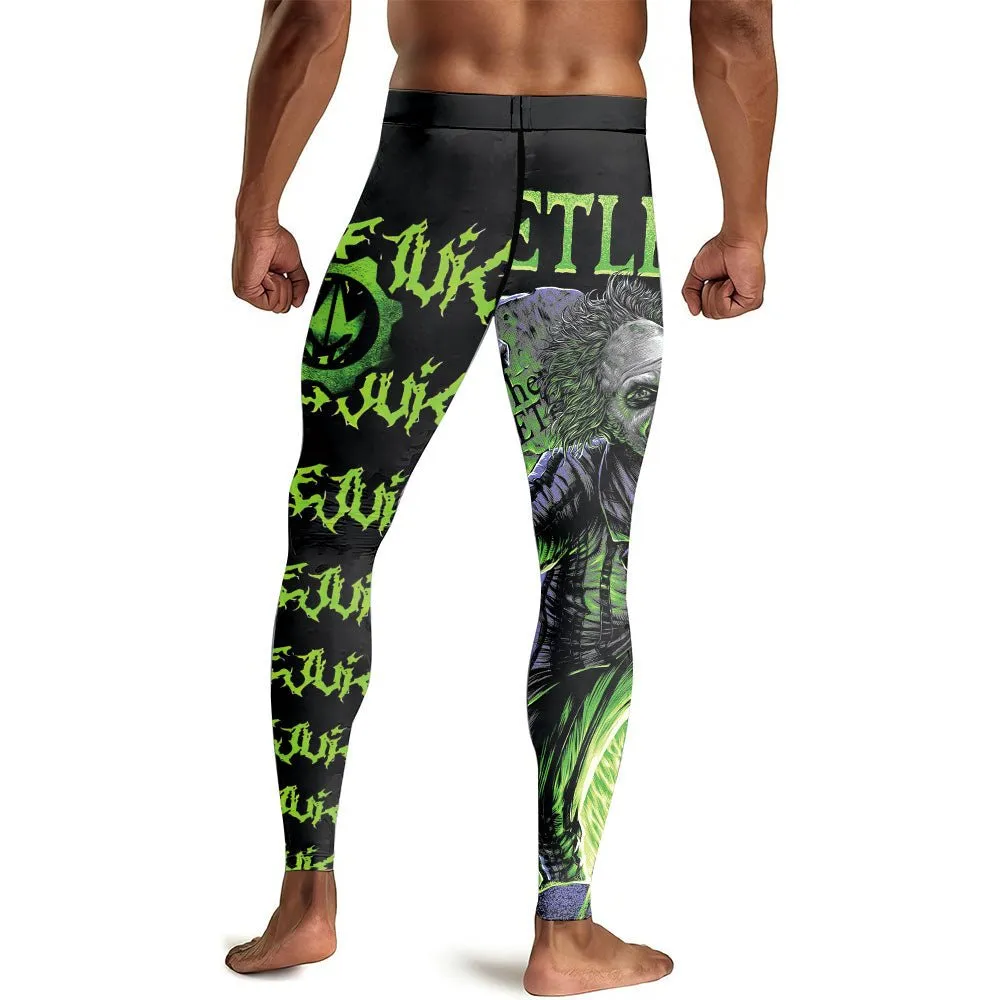 Beetlejuice Is Back Men's Compression Leggings