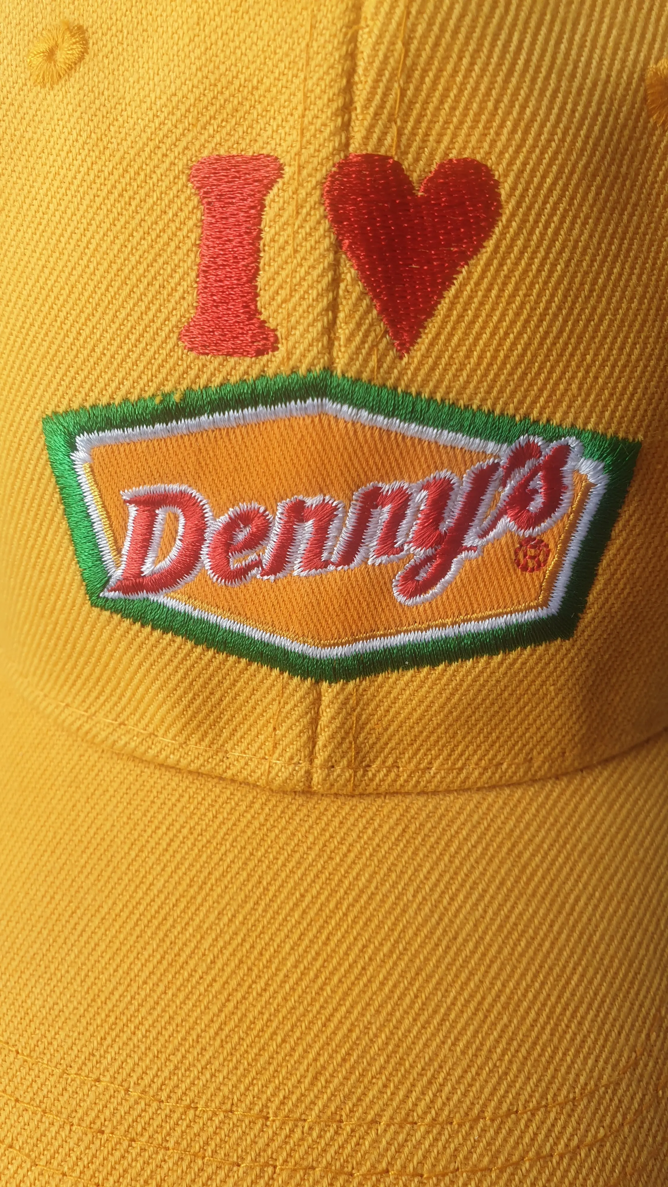 Denny's Yellow Baseball Cap
