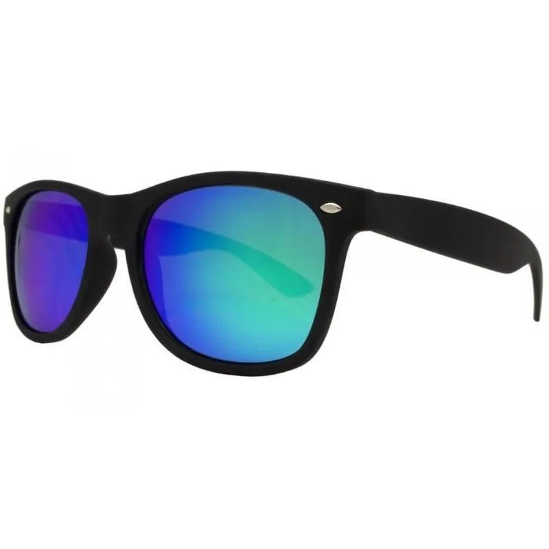 Earl Wayfarer Style Mirrored Sunglasses