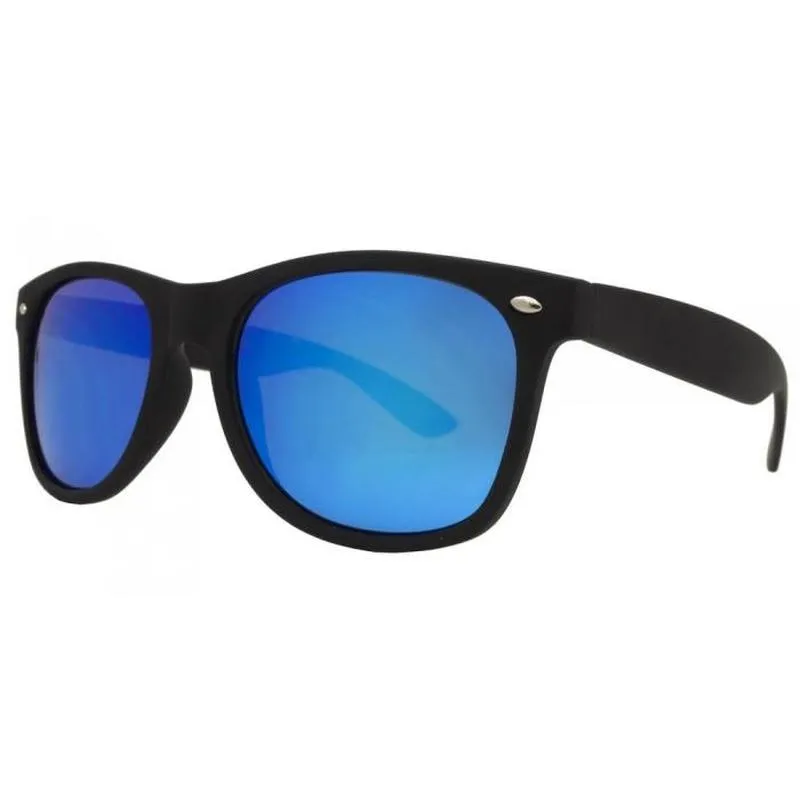 Earl Wayfarer Style Mirrored Sunglasses