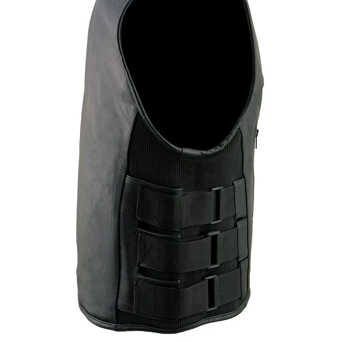 Milwaukee Leather MLM3500 Men's Bullet Proof Style Swat Rider Leather