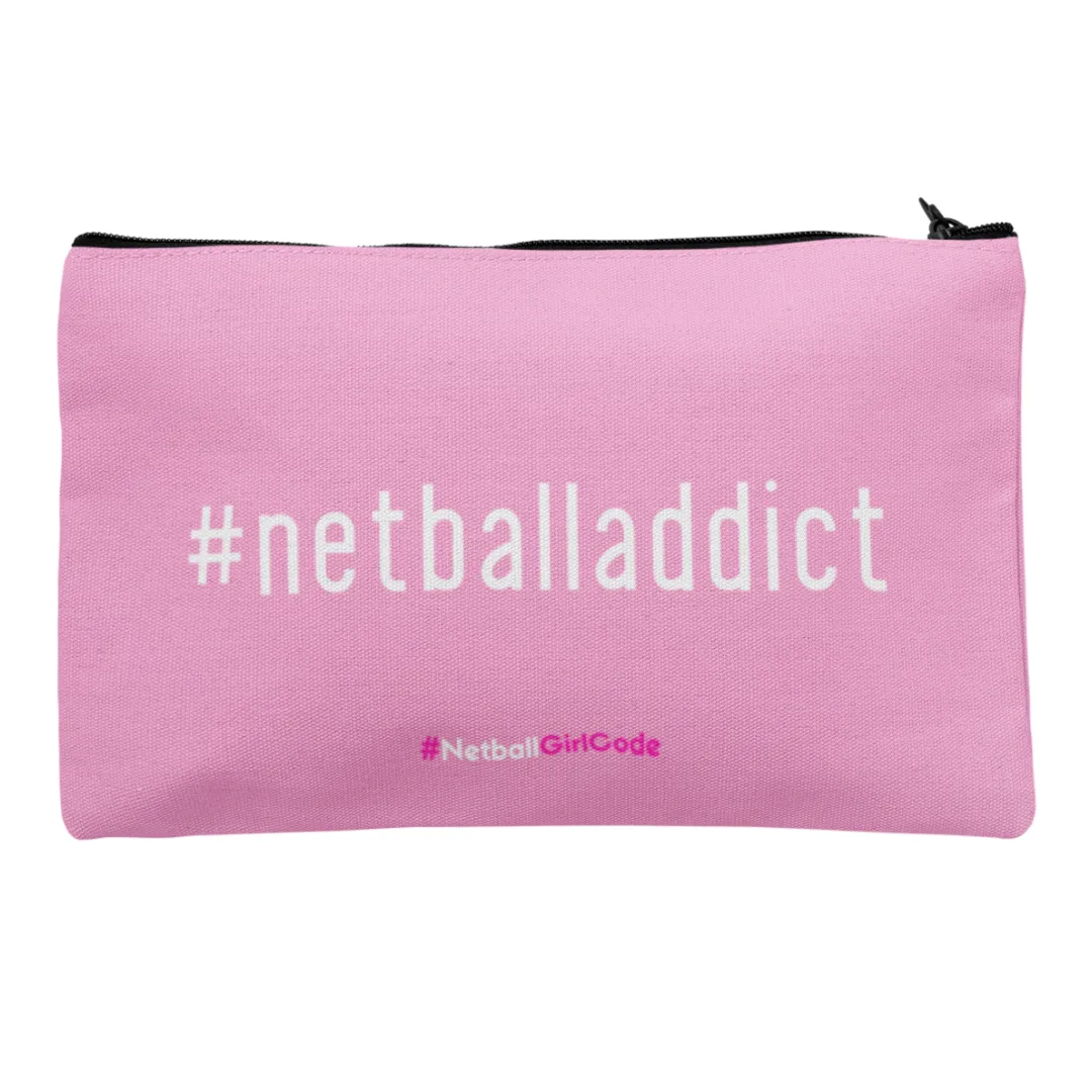 'Netball Addict' Accessories Bag