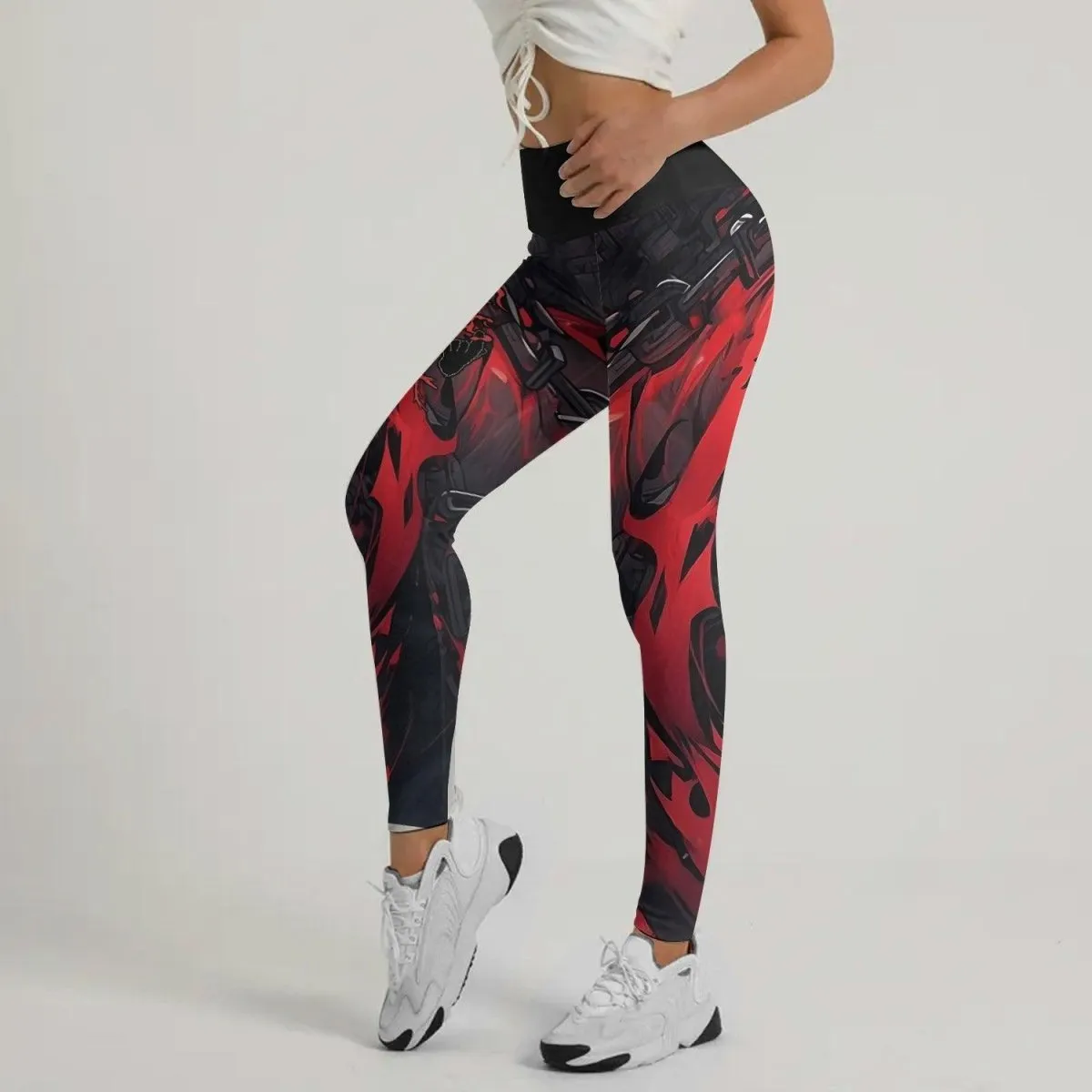 Panda Skull Leggings