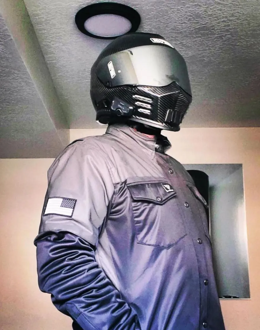 SALE Ultra Reflective Shirt "Nightfall Nebula" - Black with Pads