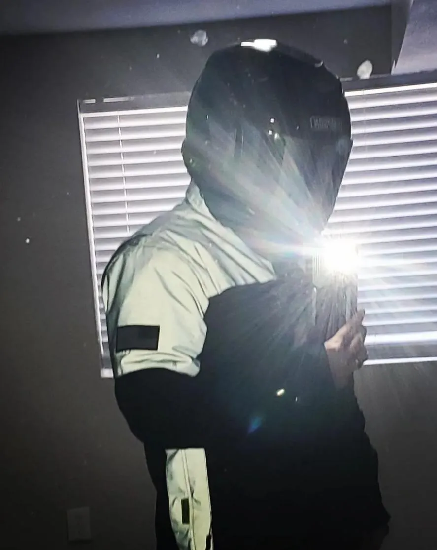 SALE Ultra Reflective Shirt "Nightfall Nebula" - Black with Pads