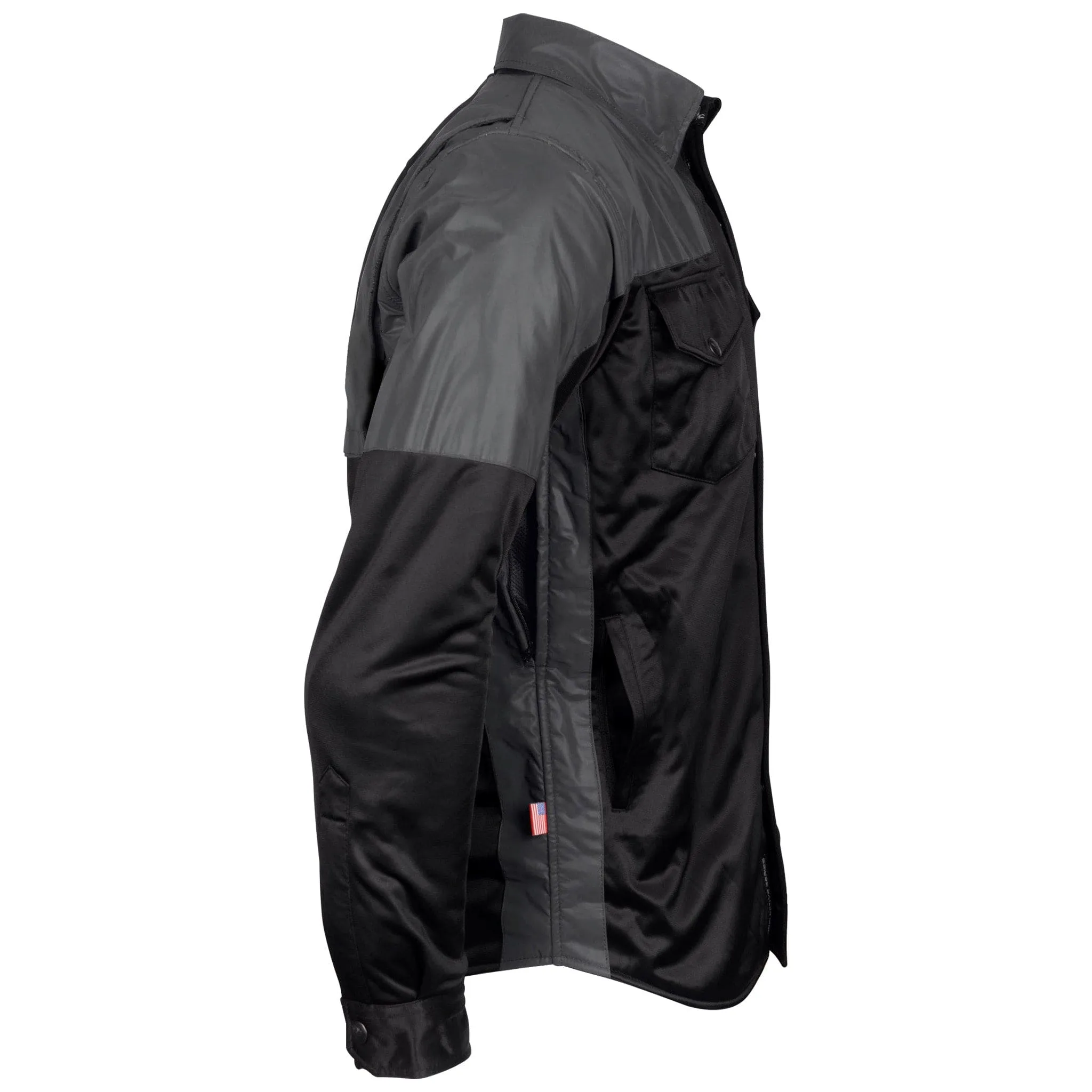SALE Ultra Reflective Shirt "Nightfall Nebula" - Black with Pads