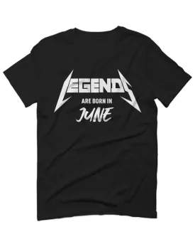 The Best Birthday Gift Legends are Born in June For men T Shirt