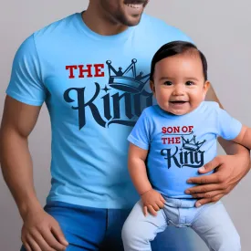 The King and Son Of The King Father Son Matching T-Shirts